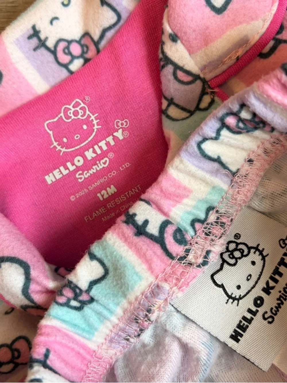 Hello Kitty by Sanrio baby girls fleece pajama set